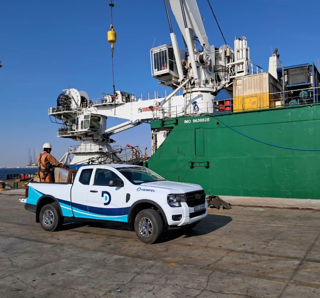 Daron operations at Walvis Bay quayside