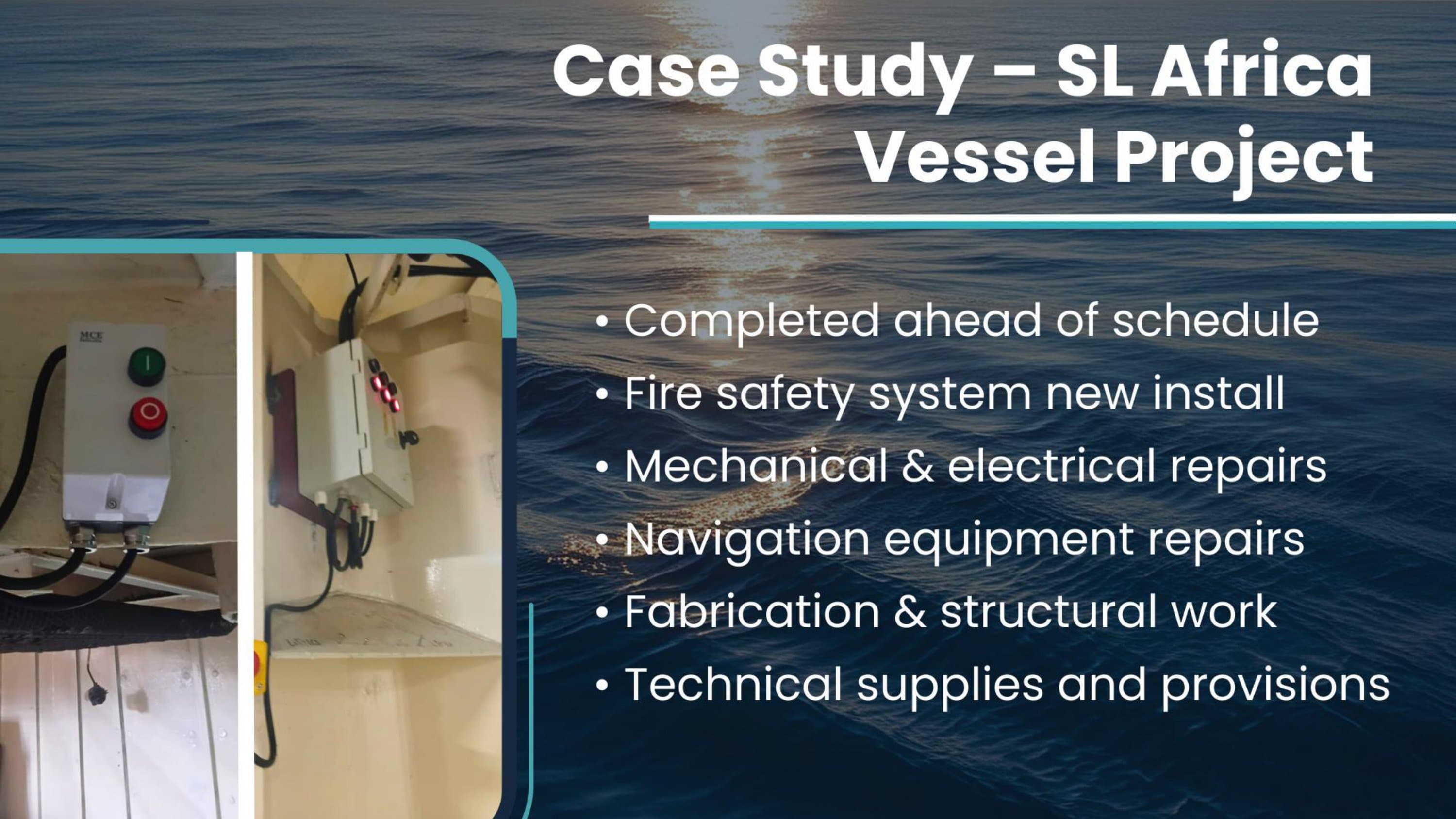 SL Africa vessel project summary of works completed