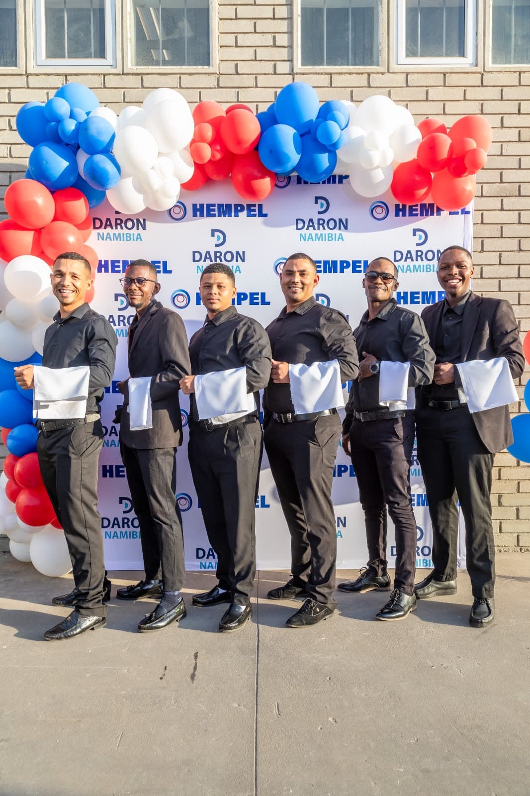 Daron team at a Hempel launch